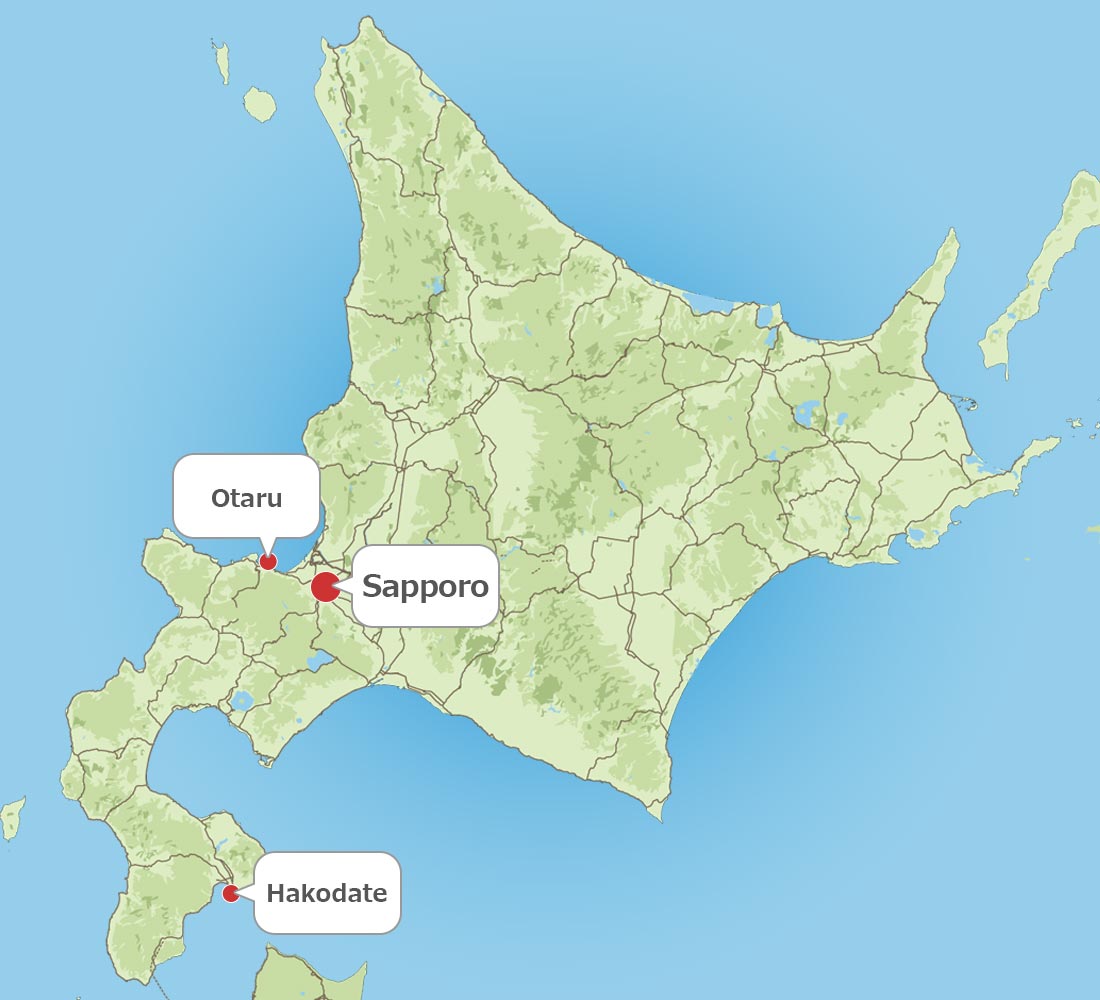 Hokkaido Kobushiya Map